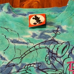 Vintage Disney Blizzard Beach Tee XL Walt Disney World Theme Parks 90s AOP Rare