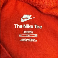Nike Air Cotton Crewneck Sportswear T-Shirt Graphic Logo Red Men’s Size 3XL-T