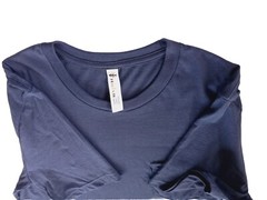 Humants Men’s Large Workwear /Outdoor Jersey Pocket Tee Navy Blue heather Cotton