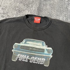 NELK BOYS Full Send Ford Mustang T-Shirt Mens XL Black Heavy Cotton Graphic