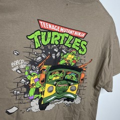 Hybrid Apparel Teenage Mutant Ninja Turtles Brown Graphic T-Shirt Sizes Vary