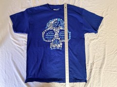Loot Crate Loot Wear Exclusive Mega Man Blue Graphic T-Shirt Tee Size L 2017