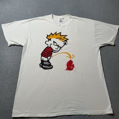 Vintage Delta T Shirt Mens XL White Ann Arbor Sucks Graphic Print Ohio State OSU