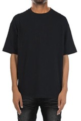 MENS DROP SHOULDER TEE OVERSIZED flat hem line extended shoulder Tee