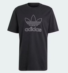 ADIDAS ORIGINALS MENS OUTLINE TREFOIL TEE SHIRT Embroidered #IU2347 2XL NWT