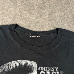Johnny Cash T Shirt Mens XL Folsom Prison 1968 Black Graphic Concert Retro Band