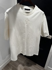 Louis Vuitton Embossed LV Logo T-Shirt White XXL