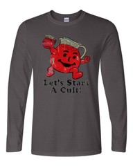 Let’s Start a Cult! – Adult Humor – Kool-Aid – Oh Yeah! – Unisex Long Sleeve Tee
