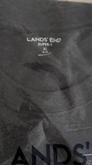 Lands’ End Men’s Super-T Size XL 46-48 Short Sleeve T-Shirts – New Lot Of Four