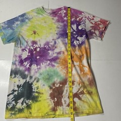 Vintage Tie Dye T Shirt Hand Dyed Adult Small S
