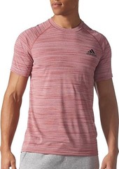 adidas Men’s Ultimate Crewneck T-Shirt – S, MysRed, L2(B832T)