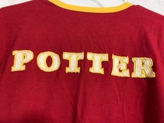 Universal Studios Harry Potter Gryffindor 07 Potter Jersey T-Shirt Size M EUC