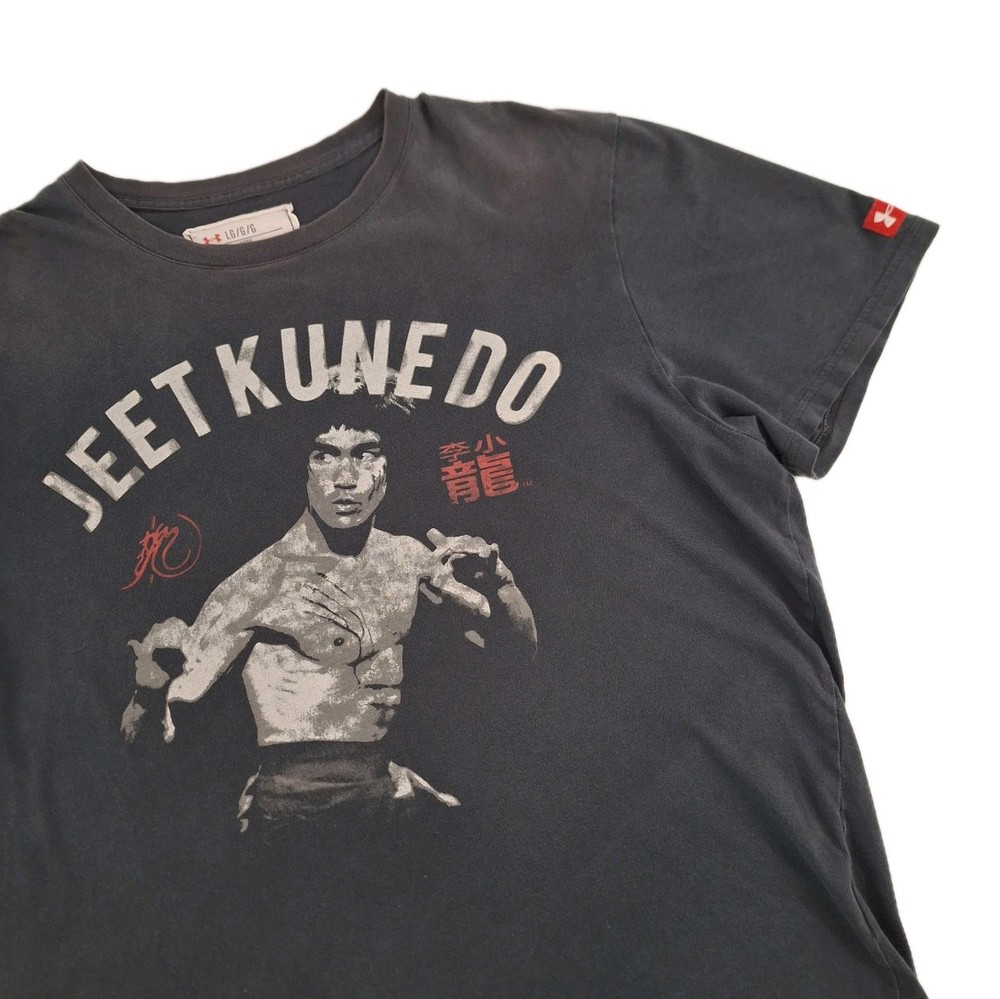 Under Armour Bruce Lee Jeet Kune Do T Shirt Mens Large Black Roots of the Fight