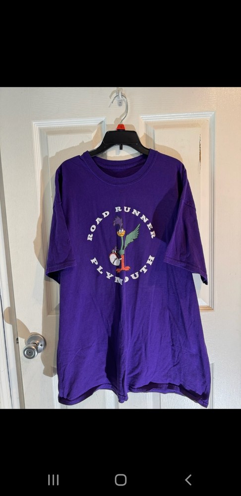 Plymouth Supebird Road Runner Muscle Car Logo Classic Design Tshirt XL