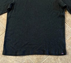 Faherty Cloud Surplus Waffle Crew Thermal T Shirt Men’s XXL Charcoal $98 L/S NWT