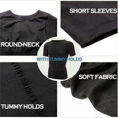 Men’s Body Shaper Toning Shirt Ultra Durable Vest Compression Slimming Underwear