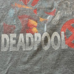 Marvel Deadpool x Goat Crew T-shirt Men XL Oversized Heavyweight Vintage Black