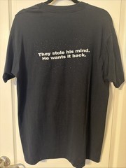 Vintage 1990 Total Recall Movie Promo Single Stitch Size XL Black