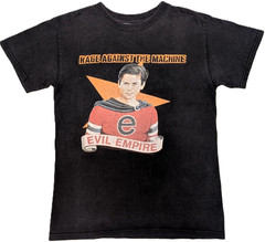 VINTAGE 90s RAGE AGAINST THE MACHINE EVIL EMPIRE T SHIRT FEAR IS YOUR ONLY GOD M