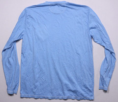 johnnie-O Long Sleeve Pocket Tee Men’s M Sky Blue Cotton Modal Blend