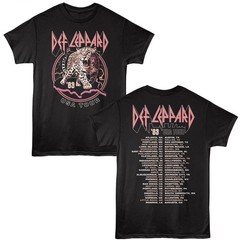 Def Leppard USA 1983 Tour Locations Men’s T Shirt