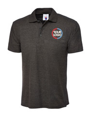 Custom Embroidered Polo Shirt Uneek UC101 Personalised Workwear Poloshirt T