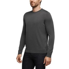 Banana Republic Men’s Merino Wool Crew Neck Sweater, Gray, Size M