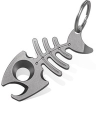 Titanium Keychain Bottle Opener with Stainless Steel Key Ring, EDC key chain …