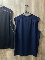 Nike Pro Combat Sleeveless Shirt Men’s XL Lot Of 2 Fitted Blue & Black