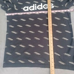 Adidas Shirt Medium Adult Black And White All Logo Short Sleeve Tee