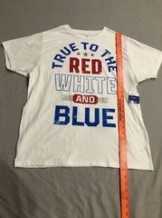 Way To Celebrate! Patriotic Men’s Graphic T-Shirt Size XL