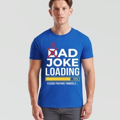 Dad Joke Loading Mens T Shirt Fathers Day Daddy Funny Bad Joke Tee Gift Top