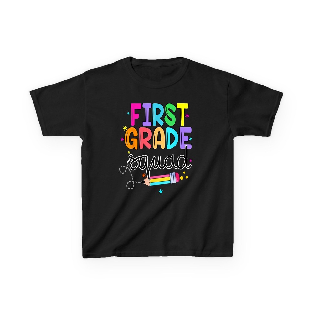 KIDS 1st First Grade Squad Student Teacher School Team Gift T Shirt