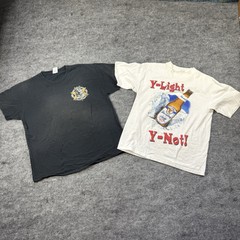 Vtg Graphic shirts Promo Funny Cartoons Sport Destinations Harley Lot Of 12 L/XL