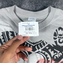 Crazy Shirts Hawaii Honu Tribal Kai Hi Grey T-Shirt Mens Large NWT Sea Turtle