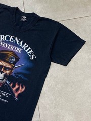 Vintage Rothco 1988 Mercenaries Never Die Military T-Shirt SIZE M
