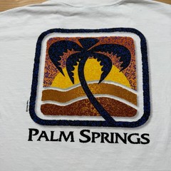 Vintage Crazy Shirt 90s Palm Springs California Sunset Tropical Single Stitch XL