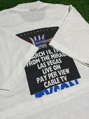 Vintage 1991 Mike Tyson VS Ruddock Mirage Las Vegas Fight T-Shirt Promo 90s XL