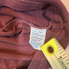 American Eagle Outfitters Men’s Size XS/P Red V-Neck Plain Shirt 100% Cotton