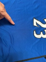 TinderWolves #23 Blue Basketball Jersey Parody Timberwolves Size M