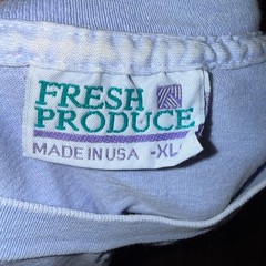 Vintage Boulder Colorado T Shirt Fresh Produce USA Pastel Single Stitch XL