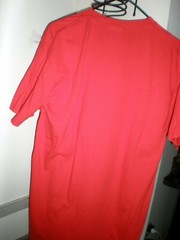 NEW Gildan Heavy Cotton SHORT Sleeve BASEBALL FOREVER RAISED PICTURE RED SIZE L