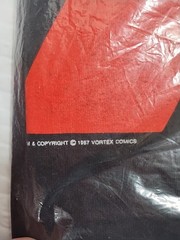 Vintage Mr X Vortex T Shirt Graphitti Designs 1980s Comic Book Size Medium NEW