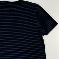 Topman Shirt Men Medium Slim Fit Navy Stripe Navy Classic Work Party Core Go