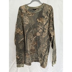 Liberty Mens Camouflage Long Sleeve Pocket T Shirt RealTree Hardwoods XXL