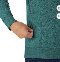Member’s Mark Men’s Favorite Soft Long Sleeve Crew Neck Pullover NWT Sz XXL