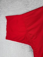 Easton Shirt Adult Large Red 1/4 Zip Baseball Sport Warmup Waist Drawstring