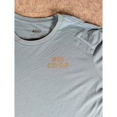REI Co-op Men Blue Graphic T-Shirt Short Sleeve Organic Cotton Blend Mountain XL