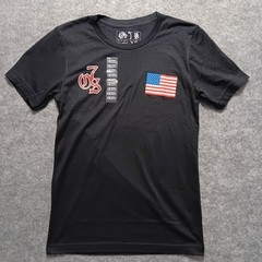 One7six Shirt Mens XS Extra Small Black American Flag Stars Supdef FOG Military