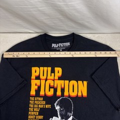 Pulp Fiction T- Shirt Men’s XL Movie Promo Graphic Print Black Short Sleeve Tee